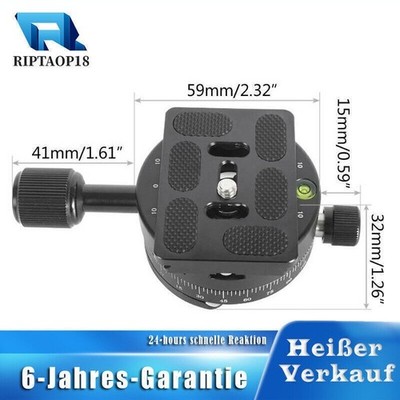 Panorama Shooting QR Clamp Arca-swiss Quick Release Plate Mount Plate Clamp Set