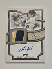🔥 2026 Topps Series 1 Christian Yelich Flagship On Card Auto Patch /10 🔥