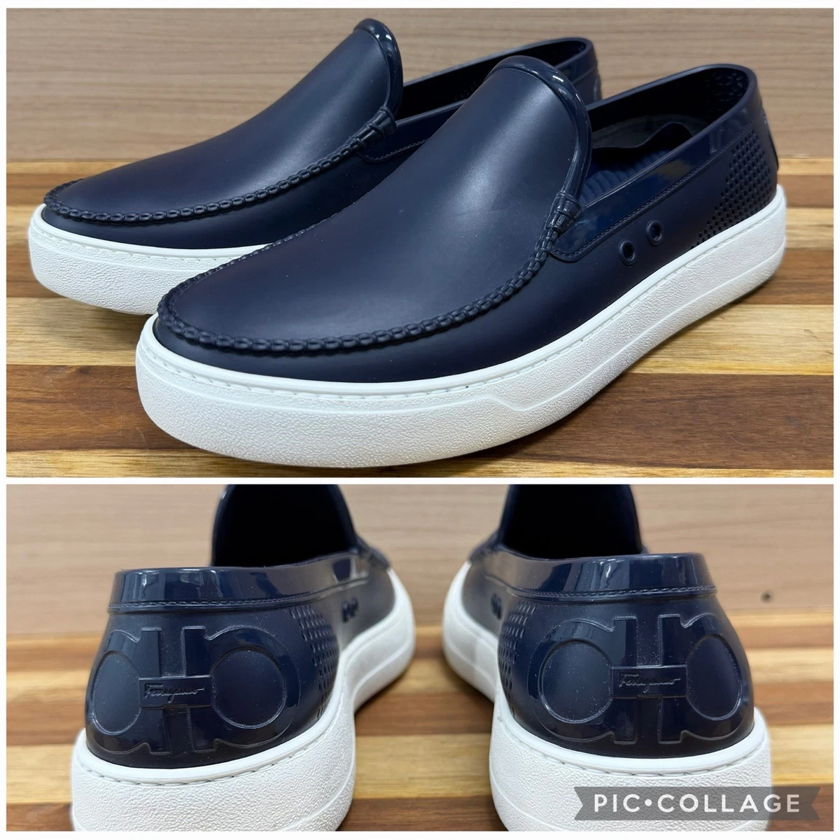 Salvatore Ferragamo Billion Loafers Blue Suede Leather Size 12 US New $850 Salvatore Ferragamo  main image 3