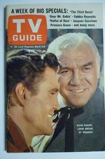 W NY St March 2 1968 TV Guide BONANZA Greene David Canary Linda Thorson Avengers