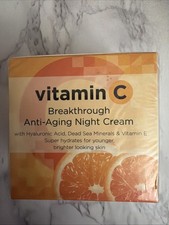 Vitamin C Anti-Aging Night Cream W/Hyaluronic Acid 1.69 Oz