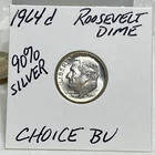 1964 D Roosevelt Dime CHOICE BU ! Great Luster - .99 Cents Shipping!
