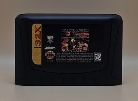 WWF Raw (Sega 32X) CIB, Tested & Working