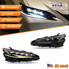 Triple LED Headlight For 2019-2023 Lexus ES250 ES300h ES350 Single Beam Upgrade