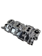 Sbc Chevy 350 3 X 2 Barrel Carb Dual Plane Aluminum Intake Manifold E41410p Sbc Chevy 350 3 X 2 Barrel Carb Dual Plane Aluminum Intake Manifold E41410p