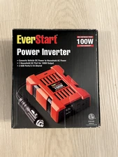 EverStart 100 WATT VEHICLE SLIM POWER  INVERTER - 70000MC - Open Box (O-4439)