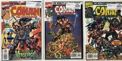 Conan The Barbarian #1-3 Vol 2 1997 Marvel Comics Complete Set