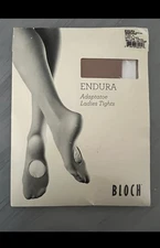 Bloch Endura Womens Adaptatoe Tights (TO935L) Size A.  Light Tan.