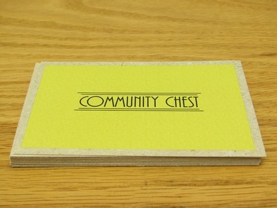 MONOPOLY 80th ANNIVERSARY EDITION COMMUNITY CHEST CARD SET ~ Complete 16 Cards