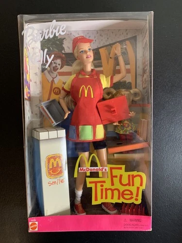 VTG 2001 Barbie and Kelly McDonald's Fun Time! Set Mattel #29395 NIB New In Box