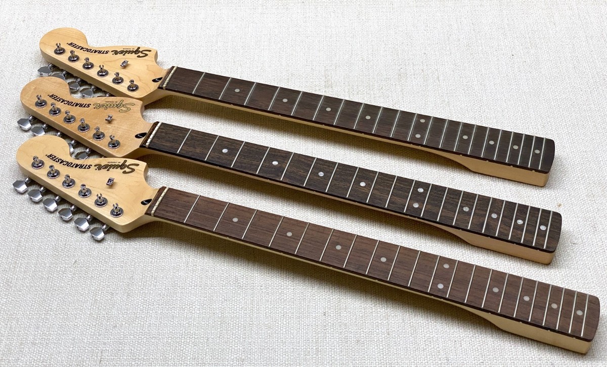 3-Pack Fender Squier Strat 70's Style LARGE HEADSTOCK Neck