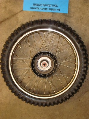 1995 89-03 HONDA XR80r oem front wheel rim tire hub ARAYA Japan 2.50-16