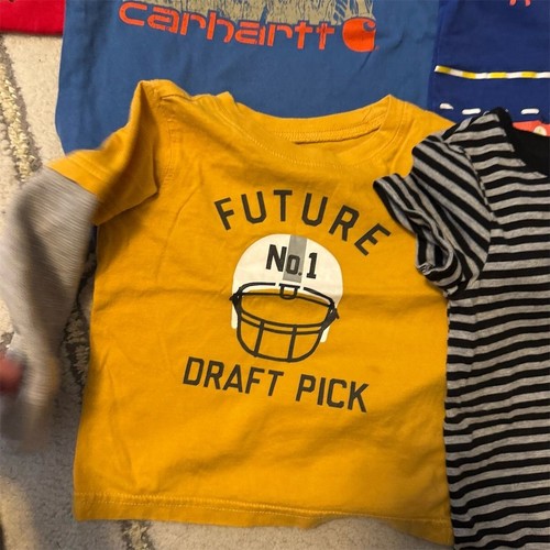 Carter's Boys 20-Piece T-Shirt Lot Size 24 mths Mickey Wu-Tang Dinosaur Beatles - Picture 4 of 17