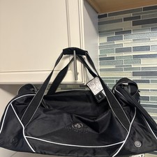 FJ FOOTJOY GOLF LOCKER DUFFLE Bag Gym Black Shoe Pocket Sport 10.5x10x23