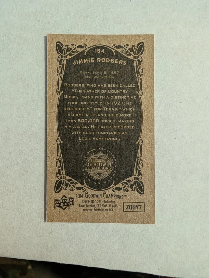 2014 Upper Deck Goodwin Champions Mini Parallel Singles you pick choice - Image 3 of 3