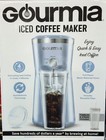 Gourmia GCM3210BLU Iced Coffee Maker with 25 fl oz. Reusable Tumbler, Blue