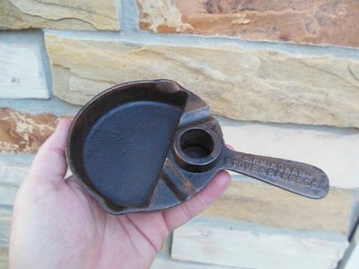 VINTAGE BSR BIRMINGHAM STOVE & RANGE CO CAST IRON ASHTRAY PAN SKILLET