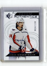 2018-19 SP #129 Jonas Siegenthaler #/1199