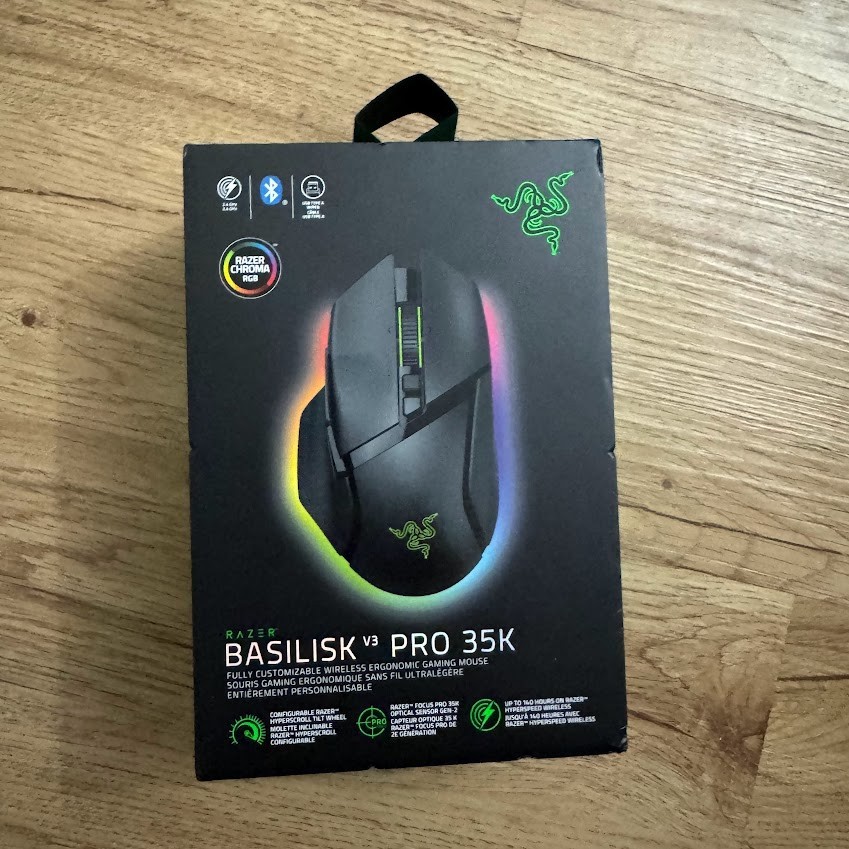 Razer Basilisk V3 Pro 35K Wireless Gaming Mouse - Black OPEN BOX