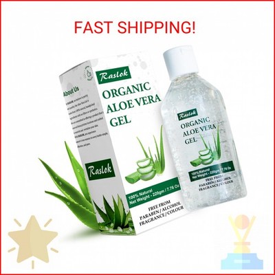 Raslok Aloe Vera Gel | 99% Pure Natural Aloe Gel For Moisturizing Face Skin & Ha