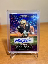 2025 Leaf Football “A New Dawn” Purple Sparkle Max Klare Auto 3/8 | LA Rams 