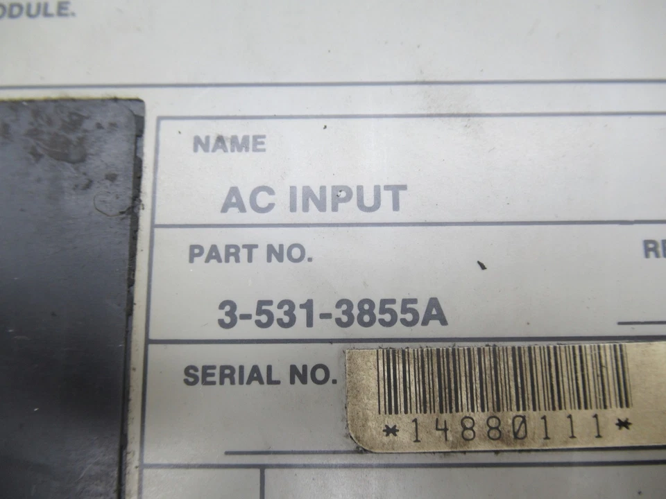 CINCINNATI MILACRON 3-531-3855A AC Input Module USED - Image 4 of 4