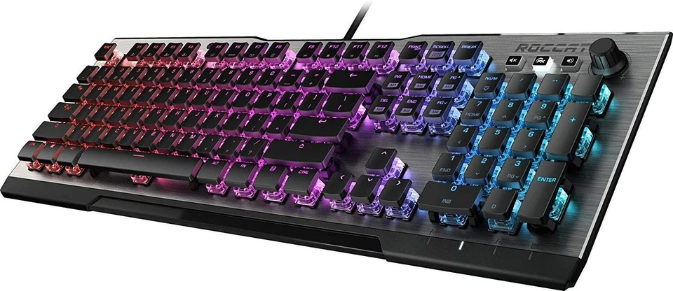 ROCCAT Vulcan 120 AIMO, RGB Mechanical Gaming Keyboard, Tactile Brown Switch (RO - Immagine 3 di 4