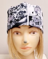 HELLO KITTY SUPERHERO ANIME MANGA COMIC STYLE MEDICAL NURSING SCRUB CAP