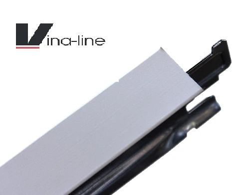 VINA-LINE Pack of 5 White Main Tee 3.6m Long Suspended Ceiling Tiles Grid Rails Frames