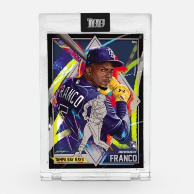 Topps Project 100 Card #35 Wander Franco /3999 By Chuck Styles New Sealed