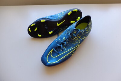 Nike Mercurial Top Vortex II UK 12 EUR 47,5 2015 Blau Gelb