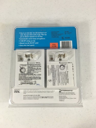 Intermatic SB111TD420A Clock Timer 24hr Lamp & Appliance 2 Pack - Picture 6 of 9