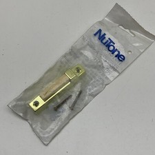 NuTone PB-11N Decorator Pushbutton Plastic Door Bell Button Polished Brass Color