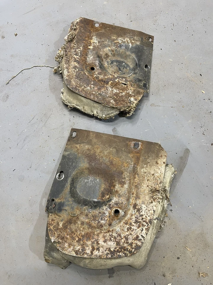 Ford Galaxie 500 500 XL 1963 LH RH guardabarros delantero protector contra salpicaduras panel de llenado OEM Foto 4 de 4