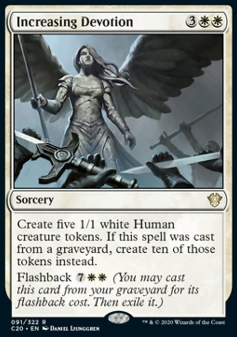 Magic the Gathering MTG Increasing Devotion (91) Commander 2020   NM