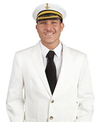 KAPITÄNSMÜTZE Motorboot Kapitän Mütze Marine Hut Seefahrer - Bild 1 von 1