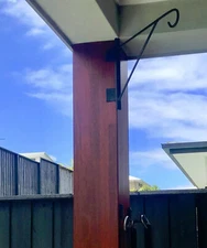 Blacksmithed Right Angle Pot Hanger