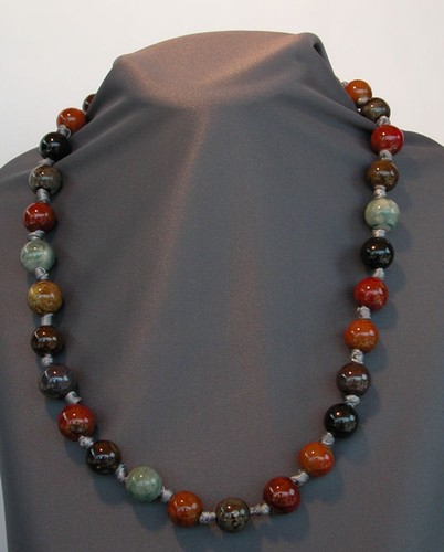 Bisutería COLLAR PIEDRAS NATURALES FANTASÍA con lazo - eBay