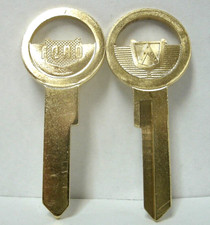 2 Vintage Ford-h11-car Key Blanks-brassgold Type Color Finish-1949-51