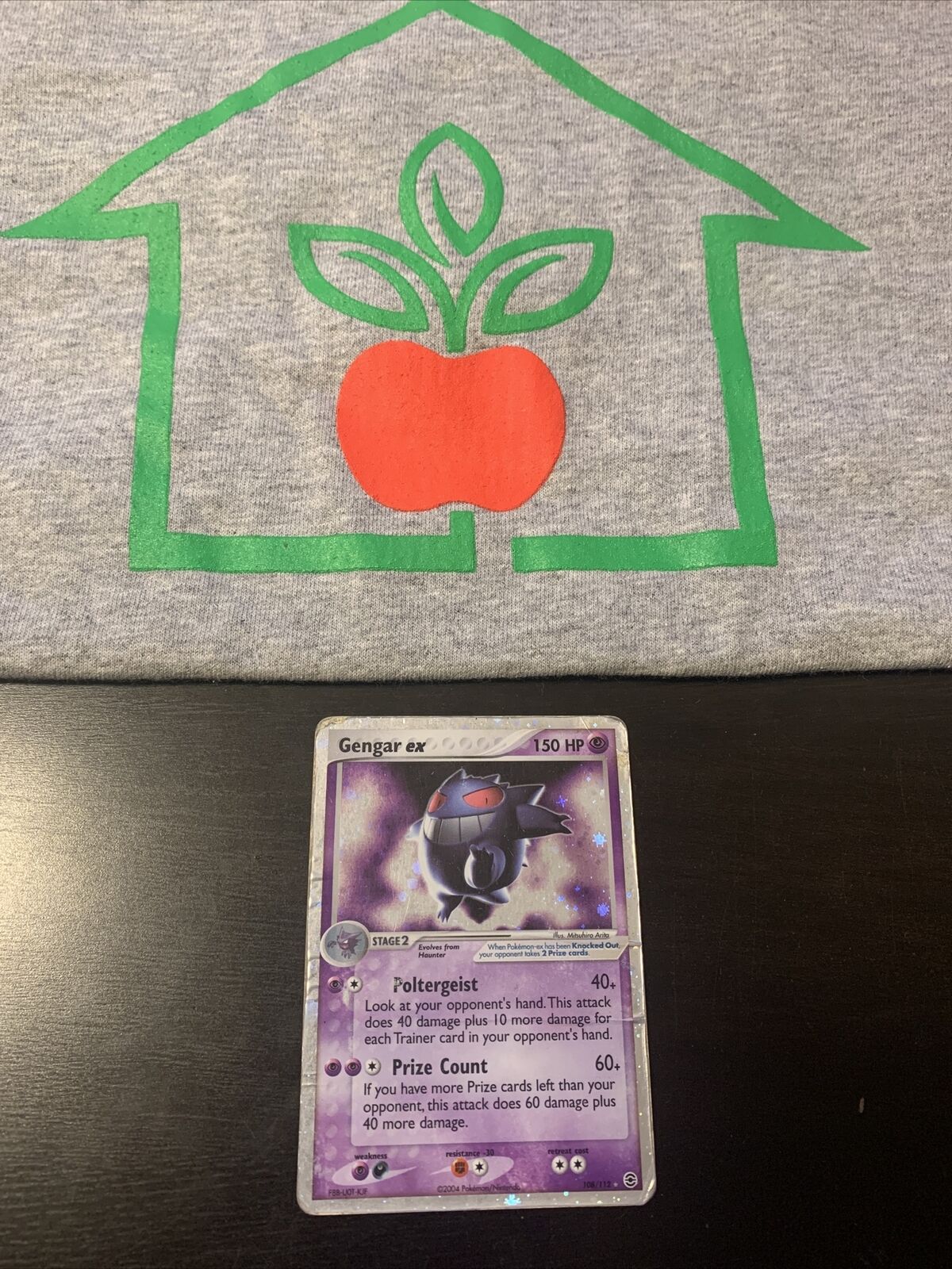 2004 Pokemon, FireRed & LeafGreen, #108/112 Gengar EX, Holo Ultra