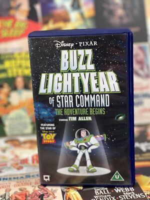 Buzz Lightyear of Star Command On VHS Cassette Tape