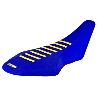 2006-2012 Suzuki LTR 450/ LTR450 Gripper Seat Cover YELLOW/ BLUE - Foto 9