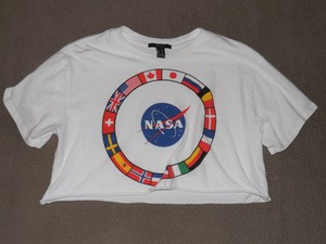 nasa crop top forever 21