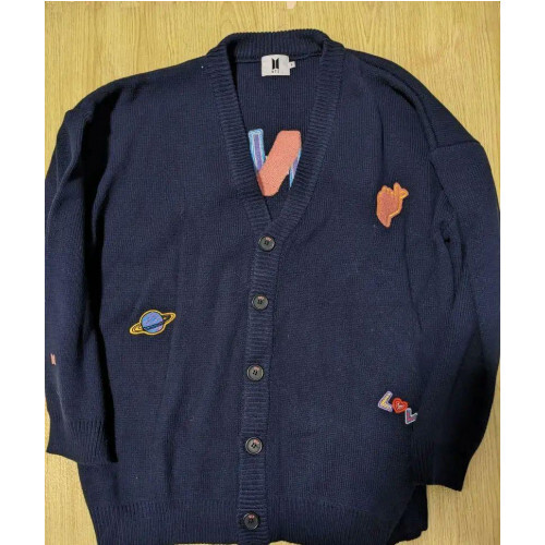 HOUSE OF BTS DNA Cardigan pop-up store Limited navy Free Size USED