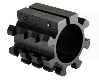 Picatinny Rail Mount For Mossberg Maverick 88 Shotgun - Aluminum, 1.5" Riser, Black
