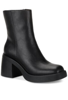 $80 Sun + Stone Women's Tiannaa Platform Booties Shoes