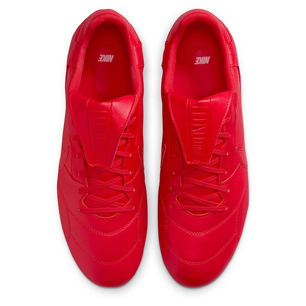 Nike Premier 3 FG Fire Red White Mens HM0265-600 VNDS Sz 9.5 Nike Premier 3 FG Fire Red White Soccer Cleats HM0265-600  main image 3