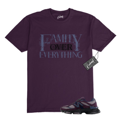 9060 Plum Brown Ice Wine Dark Arctic Grey T Shirt to Match FAM