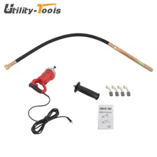 Handheld Concrete Vibrating Tool w/ 4.92 FT Shaft Rod Concrete Vibrator 1500W