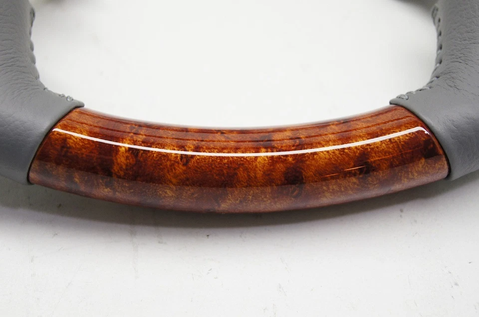 Volante Toyota Avalon 2005-2010 cuero gris con grano de madera sin controles nuevo Foto 3 de 4